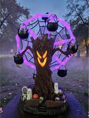 😱😱😱CRACKER BARREL HAUNTED TREE HALLOWEEN FERRIS WHEEL READY TO SHIP SOLD OUT